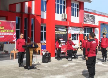 Bentuk Kedisiplinan dan Kerjasama Tim, Lapas Narkotika Rumbai Gelar Kegiatan FMD