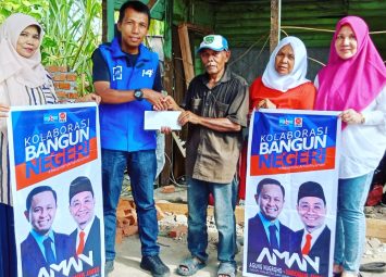 Agung Nugroho Bantu Renovasi Rumah Warga