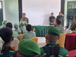 Pangdam XIX/Tuanku Tambusai Kunjungi Kompi B Yonif 132/Bima Sakti di Kabupaten Indragiri Hulu