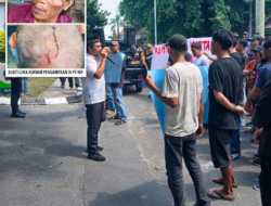 Tuntut Keadilan Kasus Penganiayaan di PT IBP, Massa ADUK Resmi Seret Penyidik Polres Dumai ke Propam Polda Riau