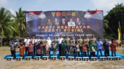 Kaster TNI Bersama Kodam XIX Tuanku Tambusai Hadirkan Bakti Kesehatan dan Bakti Sosial bagi Warga Dabo Singkep