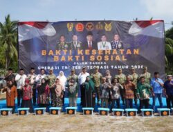 Kaster TNI Bersama Kodam XIX Tuanku Tambusai Hadirkan Bakti Kesehatan dan Bakti Sosial bagi Warga Dabo Singkep