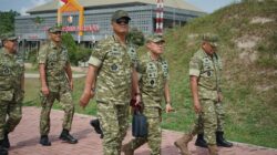 Kodam XIX Tuanku Tambusai Sambut Kedatangan Menhan RI, Tinjau Penguatan Yonif TP di Bengkalis dan Kampar