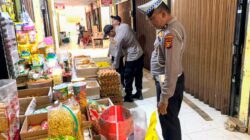 Tinjau Langsung Los Pedagang, Polsek Limapuluh Pastikan Kebutuhan Pangan di Hang Jebat Terkendali