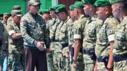 Kodam XIX Tuanku Tambusai Kawal Kunjungan Menhan RI ke Yonif TP 898/PC, Kesiapan Tempur Diperkuat dari Satuan
