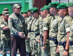 Kodam XIX Tuanku Tambusai Kawal Kunjungan Menhan RI ke Yonif TP 898/PC, Kesiapan Tempur Diperkuat dari Satuan