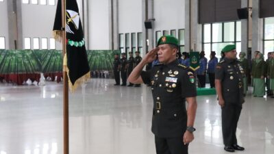 Kodam XIX Tuanku Tambusai Lakukan Regenerasi, Dua Pejabat Utama Siap Lanjutkan Pengabdian