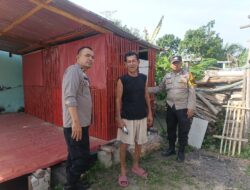 Dorong Kemandirian Pangan, Aipda Robby Yulianto Sambangi Pekarangan Produktif Milik Warga