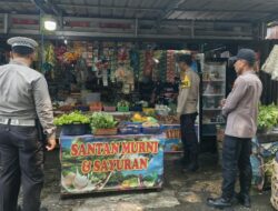 Antisipasi Gejolak Harga, Polsek Limapuluh Sisir Pasar Kecil di Kecamatan Sail