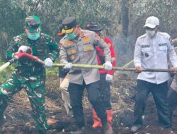 Karhutla di Kerumutan Ditangani Tim Gabungan, Pangdam XIX/Tuanku Tambusai Turun ke Lapangan