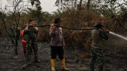 Karhutla Bakar 2 Hektare Lahan, Kodam XIX Tuanku Tambusai Perkuat Pemadaman