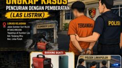 Polsek Limapuluh Ringkus Pelaku Curat Trafo Las di Tanjung Rhu, Sempat Kejar-kejaran di Jalan