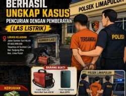 Polsek Limapuluh Ringkus Pelaku Curat Trafo Las di Tanjung Rhu, Sempat Kejar-kejaran di Jalan