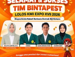 Tim BINTAPEST FMIPAKes UMRI Lolos KMI Expo XVII 2026, Angkat Inovasi Biopestisida Berbasis Biji Bintaro
