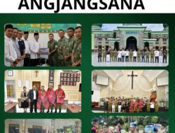 Sambut HUT ke-81 TNI, Danrem 031/WB Dampingi Pangdam XIX/TT Gelar Anjangsana