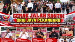 Sekdako Pekanbaru Lepas Gerak Jalan Santai GRIB Jaya Pekanbaru, Bukan Sekedar Olahraga, Bangun Persatuan dan Dukung Program Pemerintah