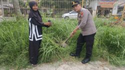 Sukseskan Program Green Policing Kapolda Riau, Polsek Limapuluh Tanam Bibit Pohon di Sail dan Limapuluh