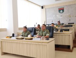 Pangdam XIX/Tuanku Tambusai Ikuti Vidcon KDKMP, Wapang TNI Tekankan Sinergi dan Percepatan Program