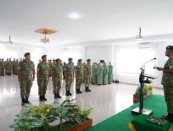 Kenaikan Pangkat Prajurit, Danrem 031/WB: Wujud Penghargaan Atas Dedikasi dan Pengabdian