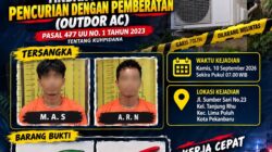 Tindak Lanjuti Laporan Warga, Unit Reskrim Polsek Limapuluh Bekuk Komplotan Pencuri Beserta Barang Bukti