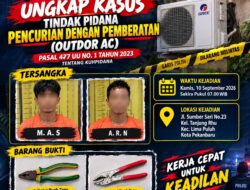 Tindak Lanjuti Laporan Warga, Unit Reskrim Polsek Limapuluh Bekuk Komplotan Pencuri Beserta Barang Bukti