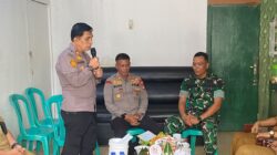 Sambut HUT TNI, Polsek Limapuluh Hadir Beri Ucapan Selamat ke Koramil 04