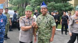 Jalin Soliditas dan Kebersamaan, Danrem 031/WB Hadiri Acara Kenal Pamit Kapolda Riau