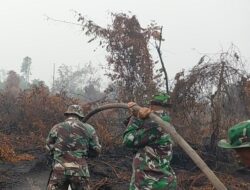 Kodam XIX/Tuanku Tambusai Intensifkan Pemadaman Karhutla di Sejumlah Wilayah Riau