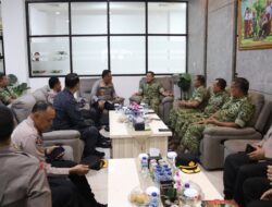 Kodam XIX/Tuanku Tambusai dan Polda Riau Mantapkan Koordinasi Jaga Keamanan