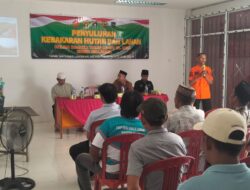 Sinergi TMMD Ke-130 Kodim 0314/Inhil dan BPBD Berikan Pemahaman Karhutla di Desa Kuala Lemang